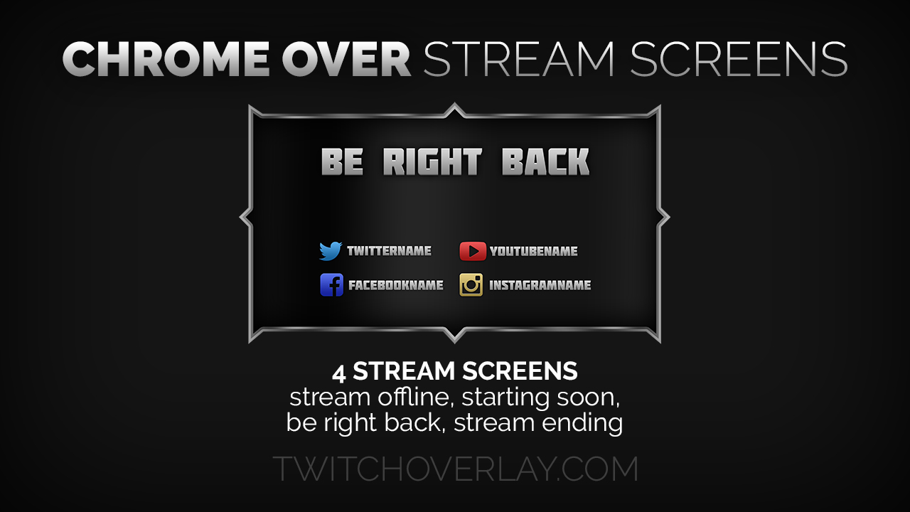 Chrome Over - Chrome Stream Screens