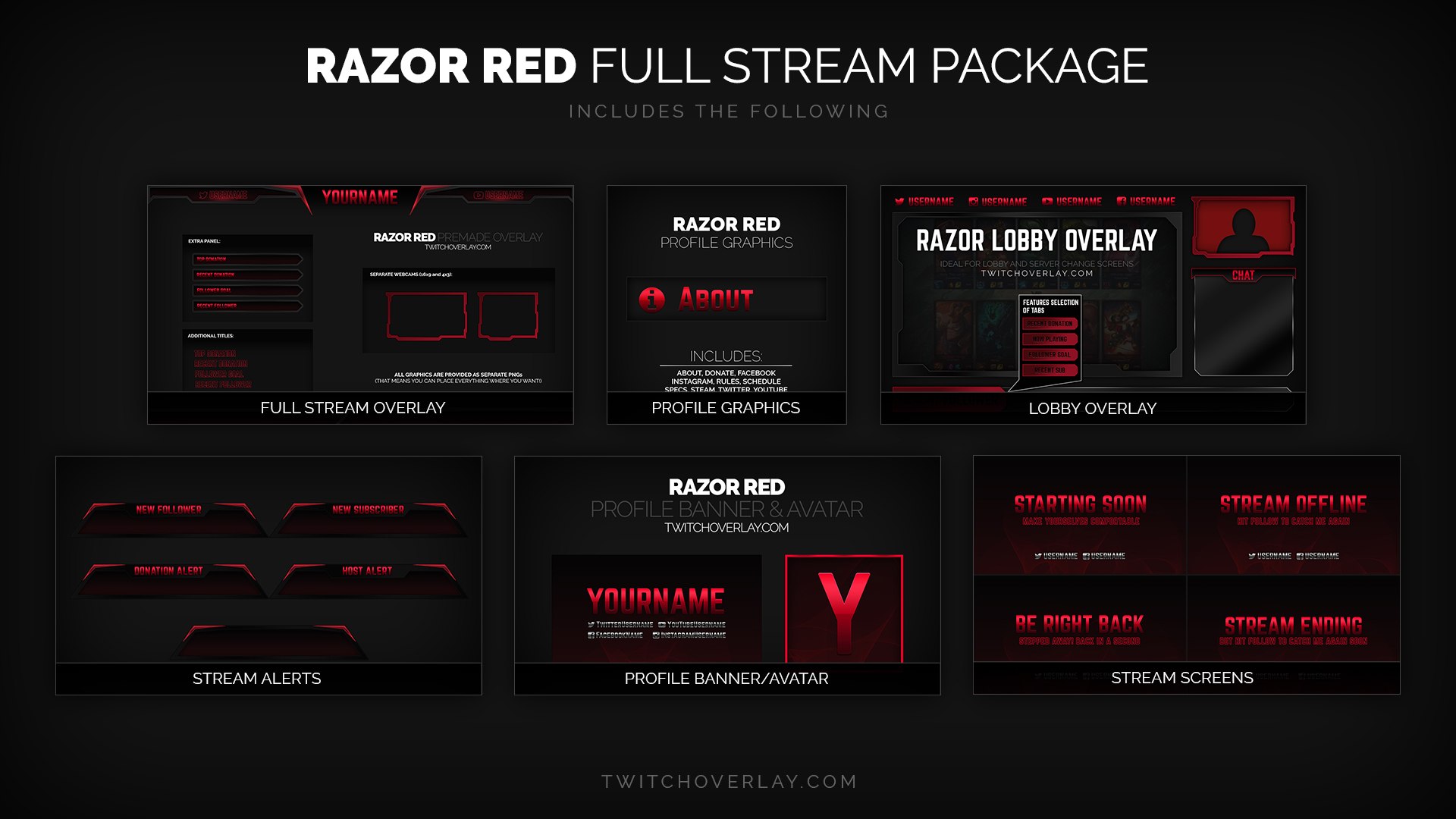 Metallic stream graphics and overlay style notes Metallic stream graphics and overlay style notes