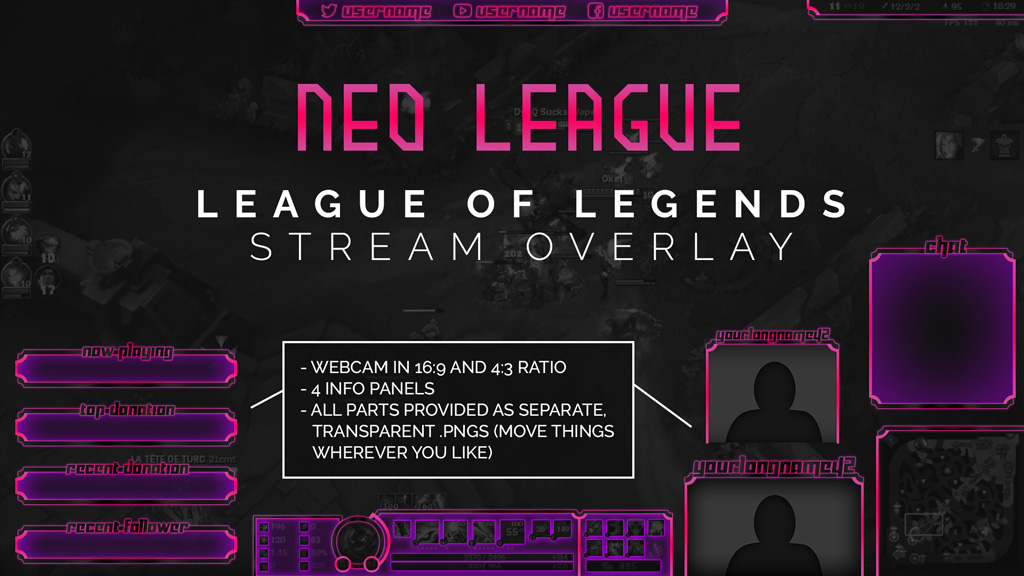 Twitch overlays for live scene design Twitch overlays for live scene design