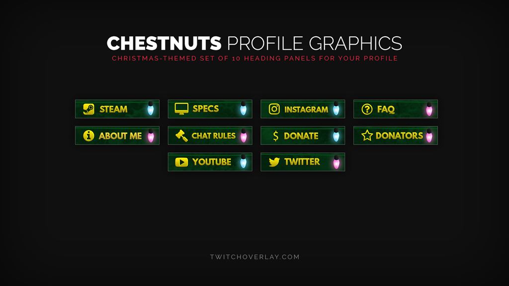 Chestnuts - Christmas Profile Graphics