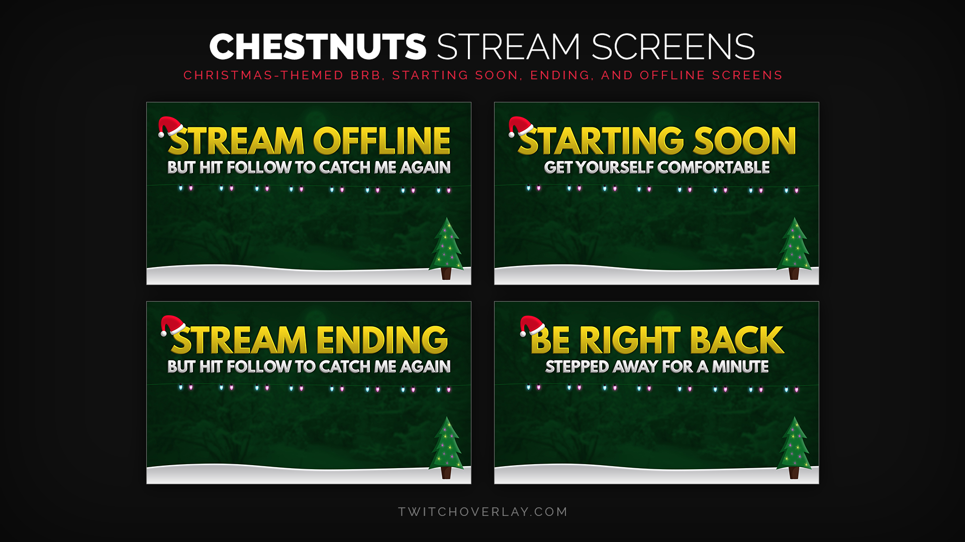 Chestnuts - Christmas Stream Screens