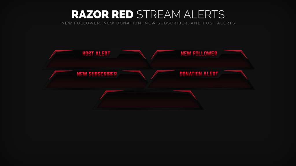 Razor Red Stream Alerts