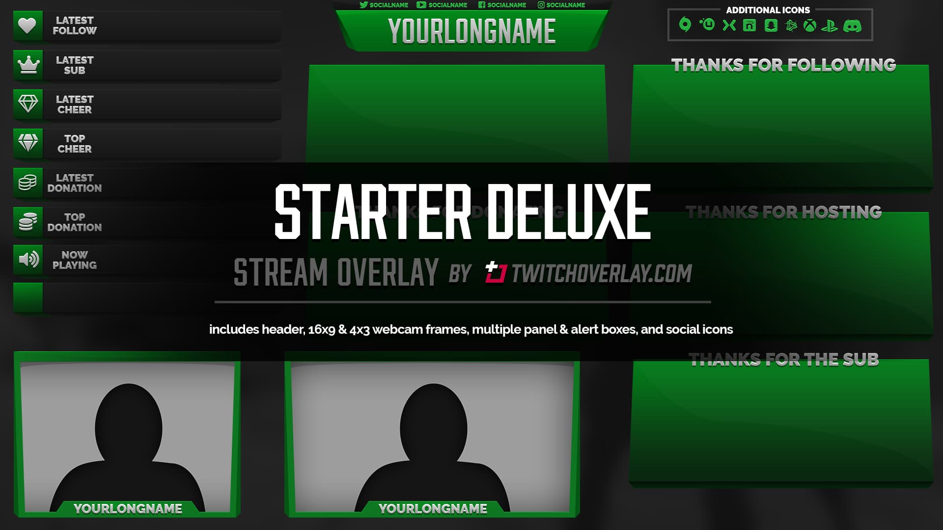 Starter Deluxe - Green Overlay