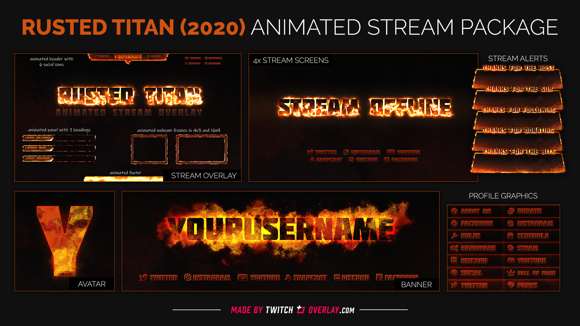 Rusted Titan - Fire Stream Package