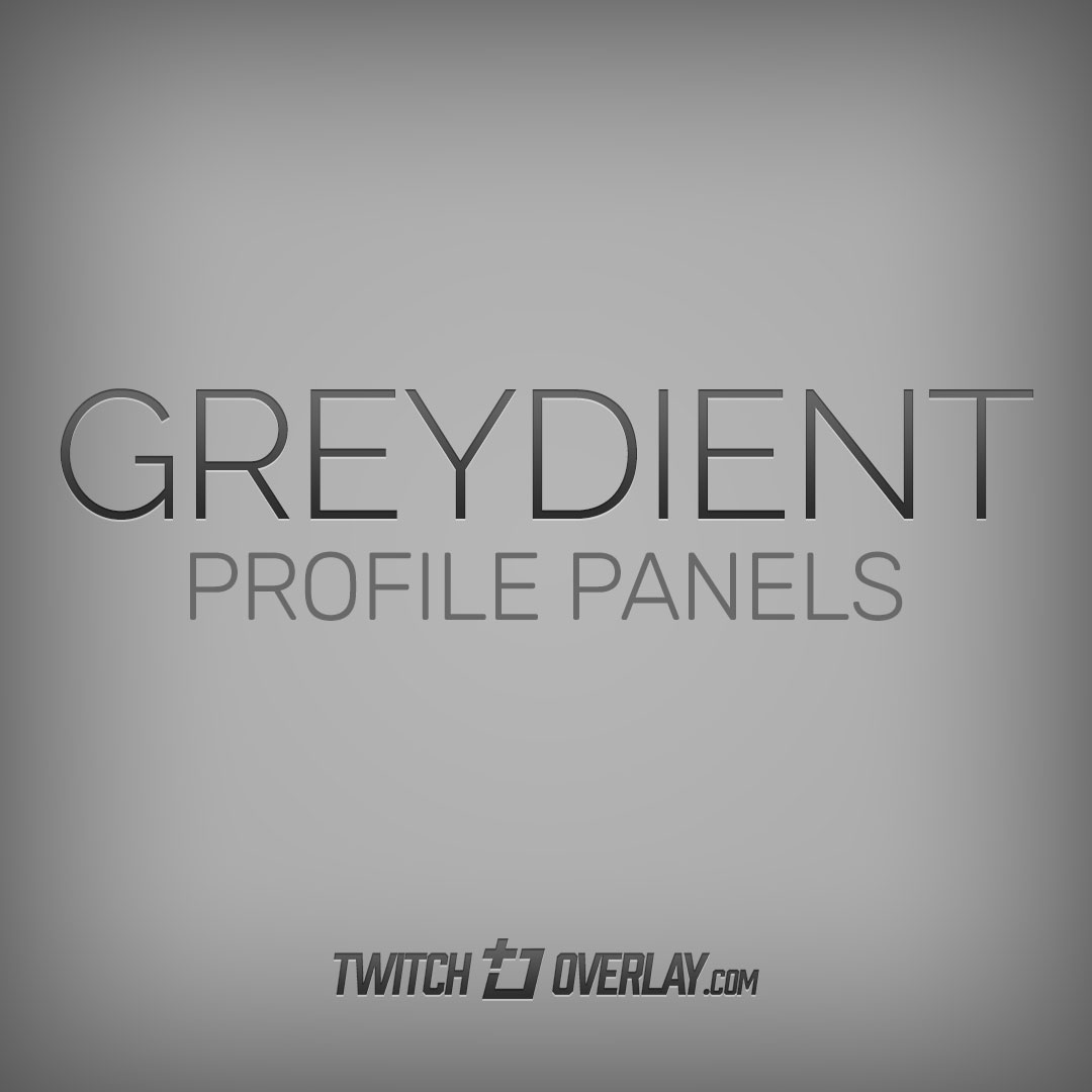 Greydient - Grey metallic headings for Twitch