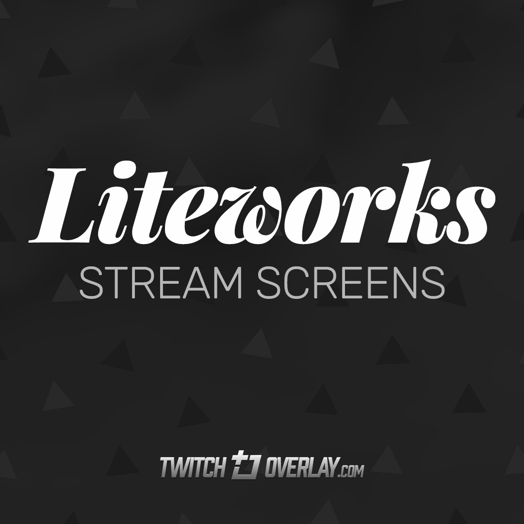 Lite Works - Free Grey Streaming Soon & BRB Screens