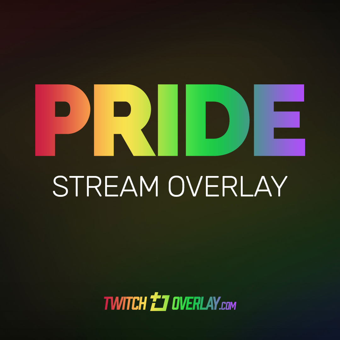 Pride - Free Gay Pride Twitch Overlay