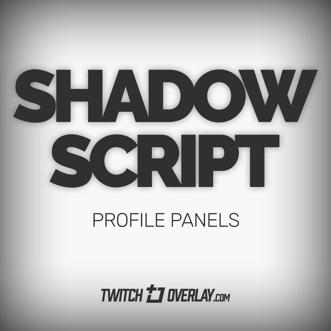 Shadow Script - White Profile Graphics