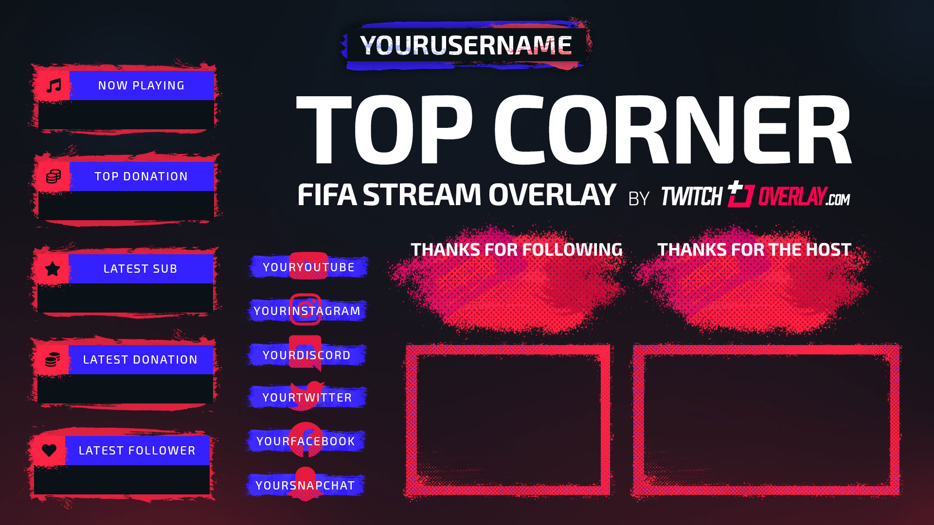 Top Corner - FIFA Stream Overlay
