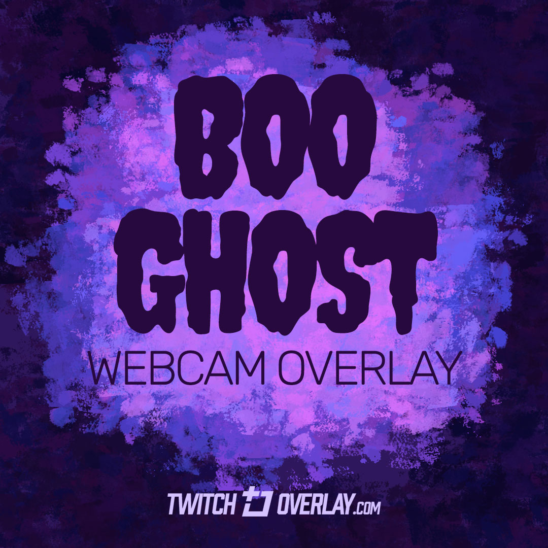 Boo Ghost - Free Halloween Webcam Overlay