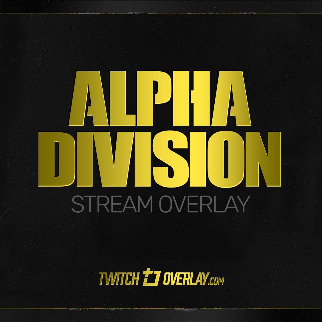Alpha Division - Call of Duty Vanguard Overlay