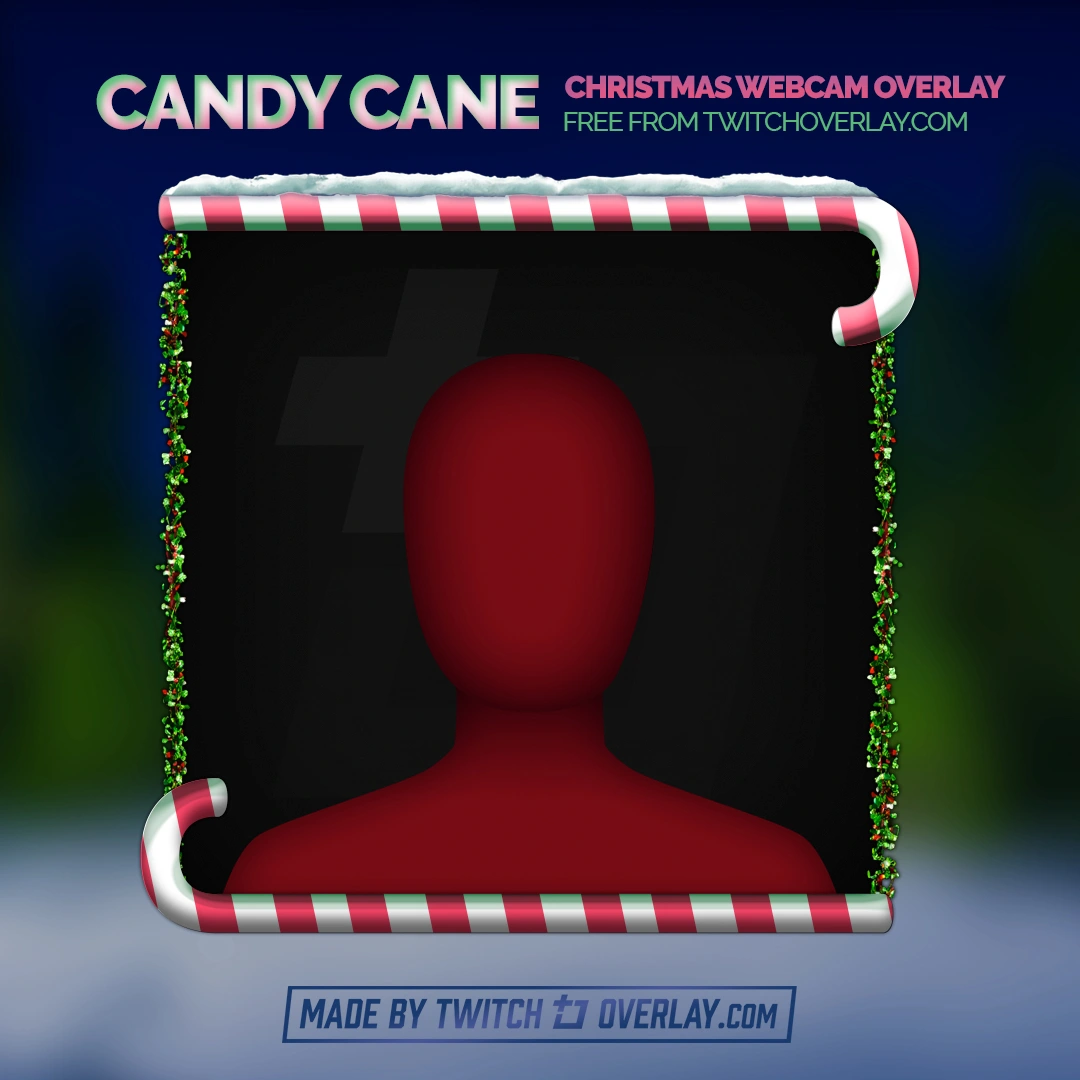Candy Cane - Xmas Twitch Overlay