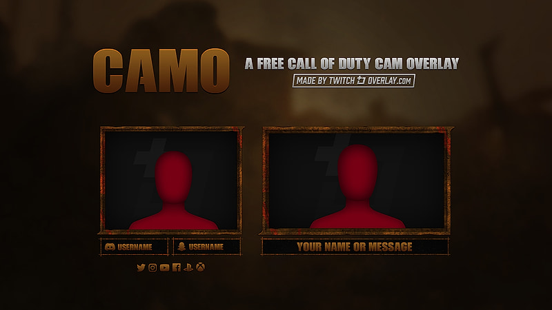 Camo - Free Call of Duty Twitch Overlay