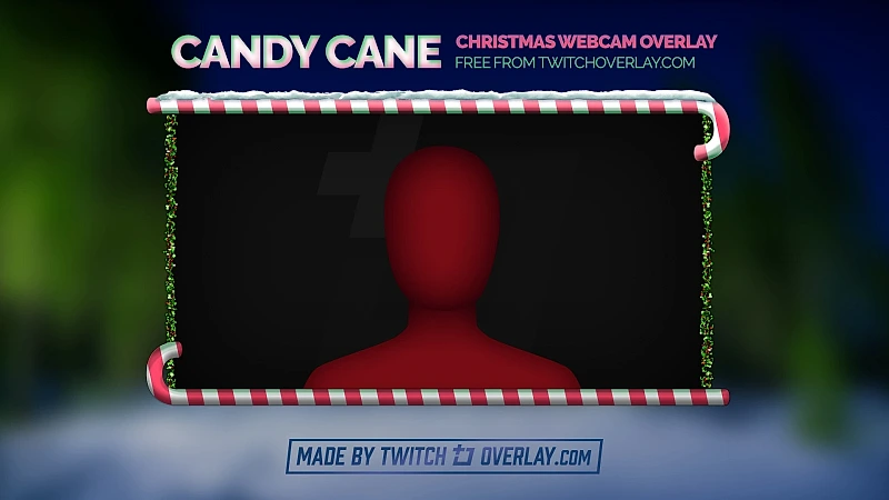 Red Twitch overlay preview