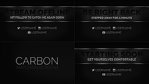 Carbon - Dark Stream Screens
