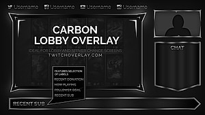 Carbon - Metallic Lobby Overlay