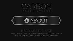 Carbon - Metallic Profile Graphics