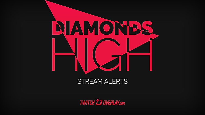 Dark Twitch overlay preview