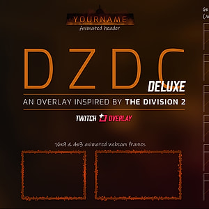 DZDC Deluxe - The Division 2 Twitch Overlay