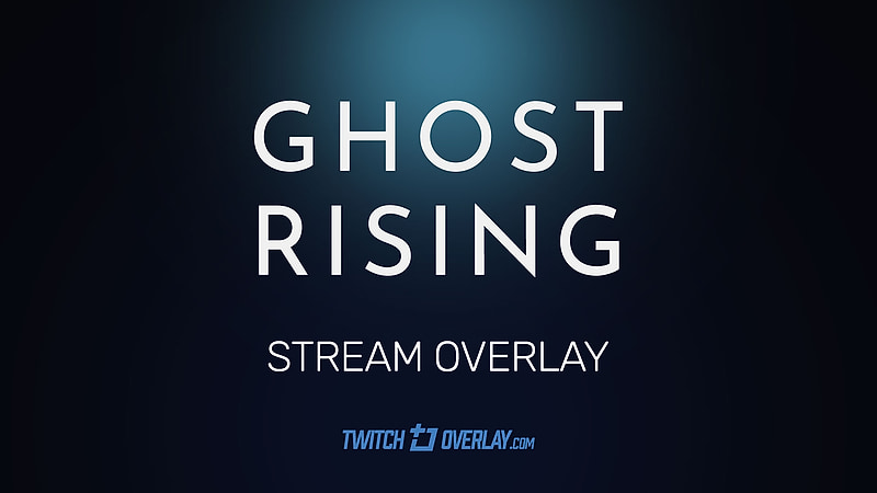 Black Twitch overlay preview