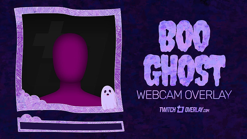 Purple Twitch overlay preview