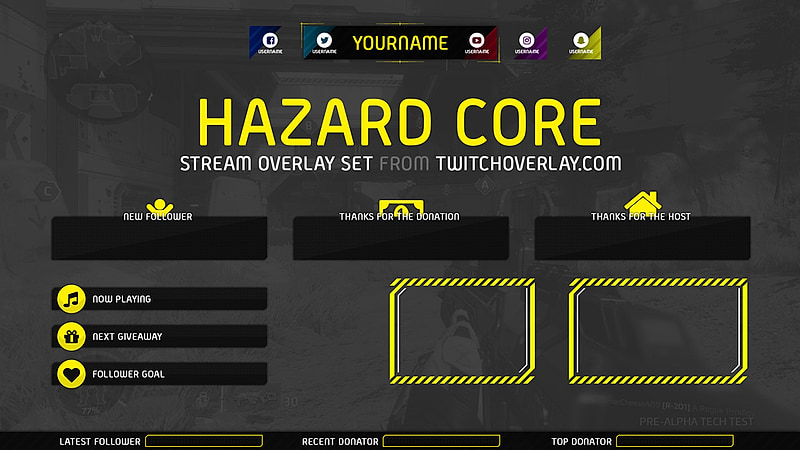 Premium stream graphics for a more complete setup Premium stream graphics for a more complete setup