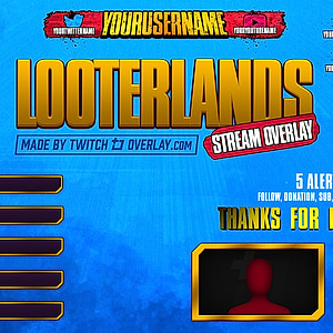 Looterlands - Borderlands 3 Twitch Overlay