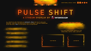 Pulse Shift - Orange Overlay
