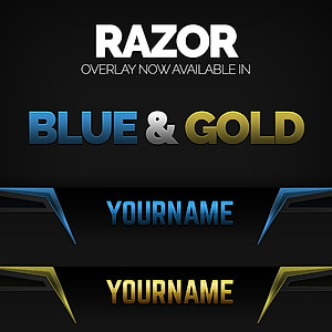 Razor Blue - Blue Stream Screens
