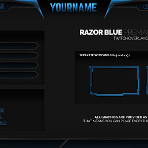 Razor Blue - Blue Overlay