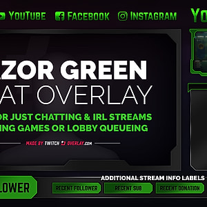 Razor Green Chat Overlay