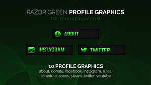 Razor Green - Green Profile Graphics