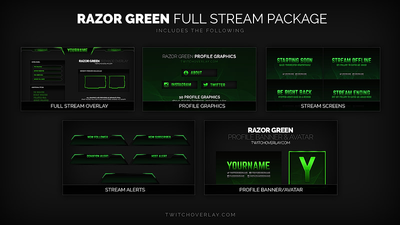 Razor Green - Green Stream Package