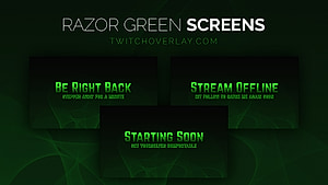 Razor Green Stream Screens