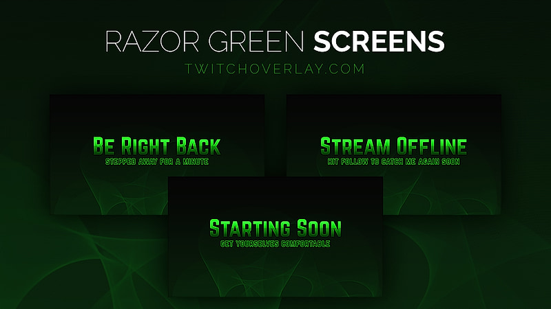Metallic Twitch overlay preview