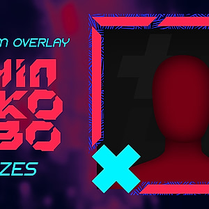 Shinjukombo - Red Neon Tokyo Twitch Overlay for OBS