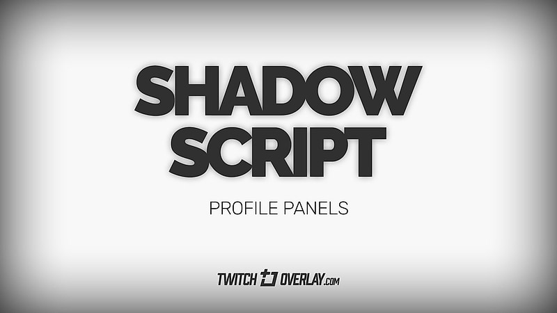 Shadow Script - White Profile Graphics