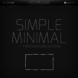 Simple Minimal Overlay - Black