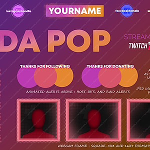 Soda Pop - Colourful Twitch Overlay