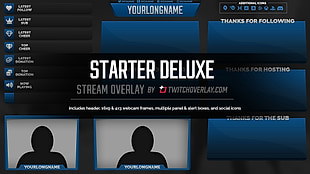 Starter Deluxe - Blue Overlay