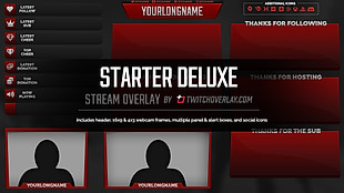 Starter Deluxe - Red Overlay