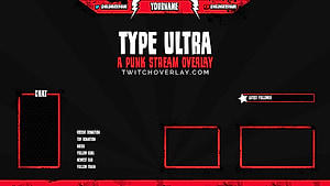 Type Ultra - Punk Stream Overlay