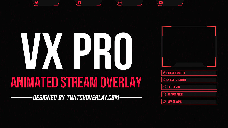 Premium stream graphics for a more complete setup Premium stream graphics for a more complete setup