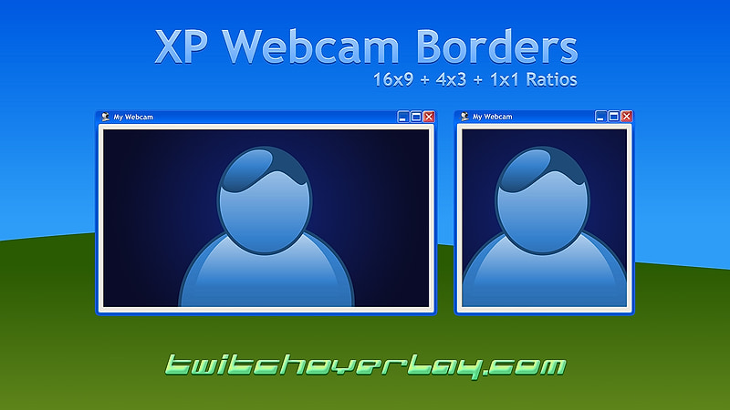 Green Twitch overlay preview